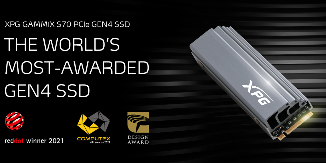 L’XPG GAMMIX S70 vince il premio “COMPUTEX d&i 2021”