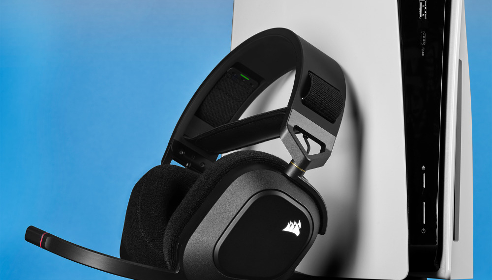 CORSAIR presenta la cuffia gaming con microfono HS80 RGB WIRELESS