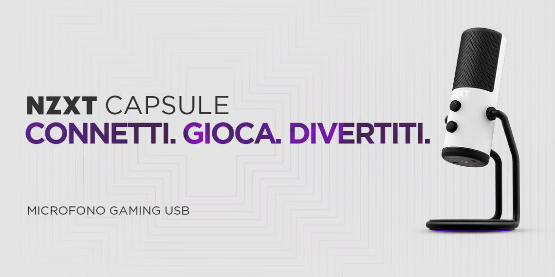 NZXT annuncia il microfono USB Capsule