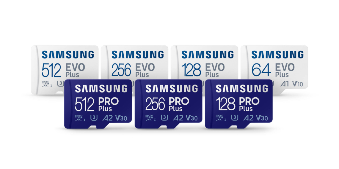 Samsung presenta due nuove gamme di microSD per i professionisti