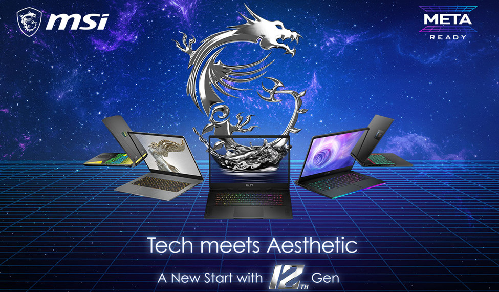 Da MSI nuovi notebook con Intel serie H di 12a Gen