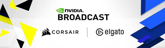 NVIDIA Broadcast verrà integrato nei software CORSAIR iCUE ed Elgato