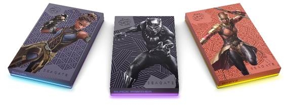 Seagate e Marvel presentano le unità disco FireCuda in edizione limitata Black Panther