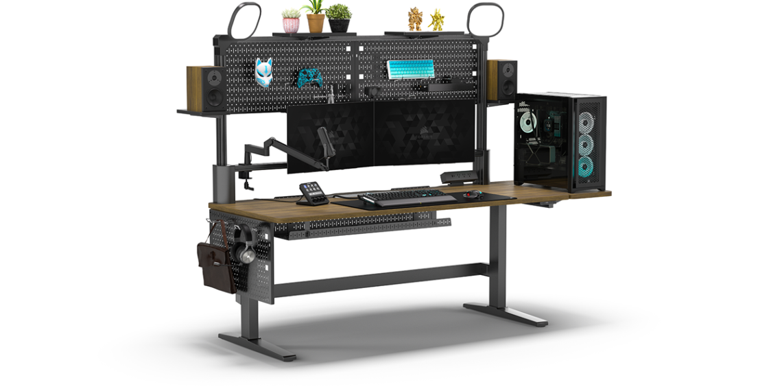 Corsair Platform:6, ecco la scrivania modulare per computer